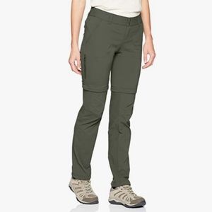Columbia Omni shield Saturday trail pant convertible zip off olive 16 SHORT